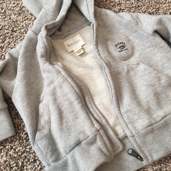 Diesel Hoodie - Heather, 9 months, Great Condition - Picture 4 of 5